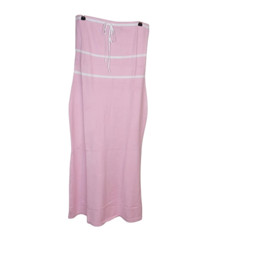 Zesica Pink Strapless Bodycon Midi Dress Size M NWT